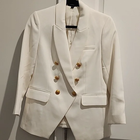 Express Novelty Button Blazer - Picture 1 of 7